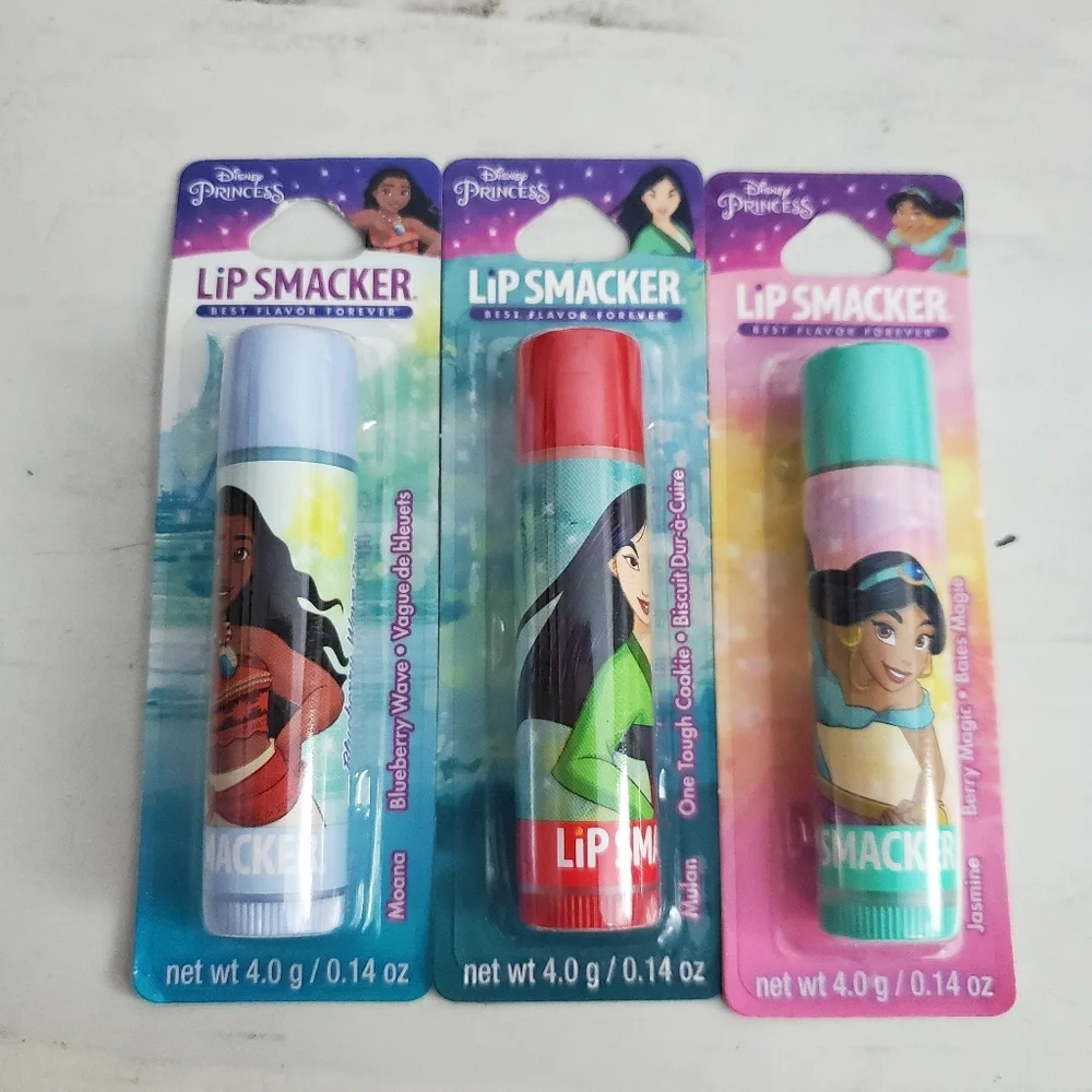 Lip Smacker Moana, Jasmine & Mulan Lip Balm